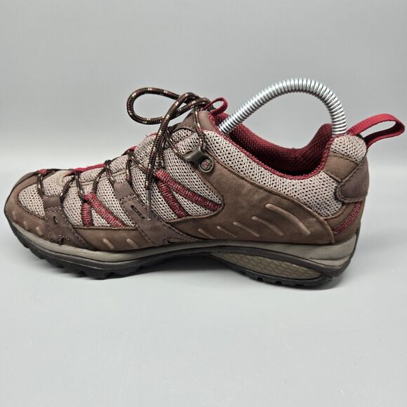 Merrell Womens Size 8 Siren Sport Gore-Tex Hiking Shoes Brown J16342 Low Top - Picture 8 of 11